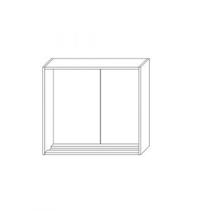 Шкаф навесной для сушки посуды «№16 Сити 800»