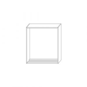 Шкаф навесной для сушки посуды «№18 Сити 600»_x000D_