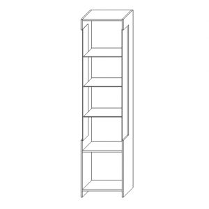 Шкаф с витриной «Л Кензо»